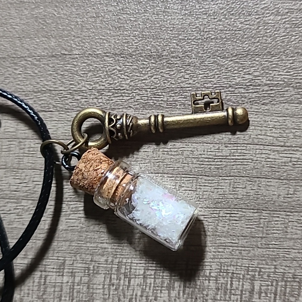 3/$10 Key and Bottle Pendant Necklace